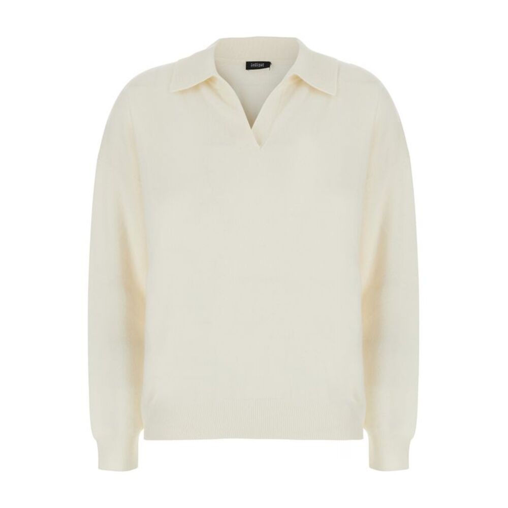 Leplain Women Polo Neck Knit 12Gg With White Cashmere For Unisex